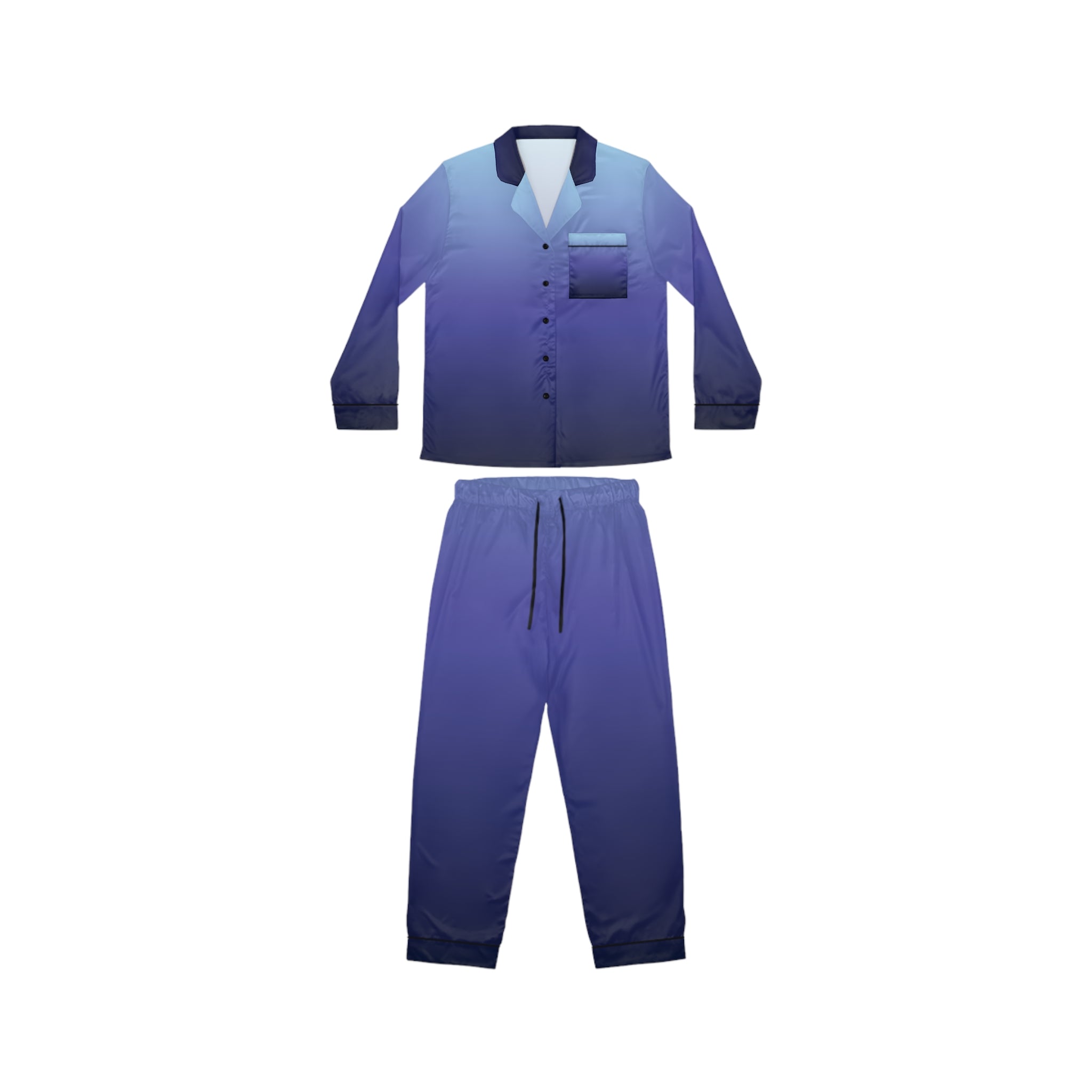 Satin Gradient Pajama Set — Women's Luxe Sleepwear