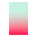 Ombre Twin Flat Sheet — Mint to Coral Gradient Bedding