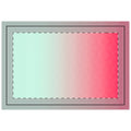 Quilted Ombre Placemat — Reversible Gradient Table Mat for Everyday & Holiday Dining
