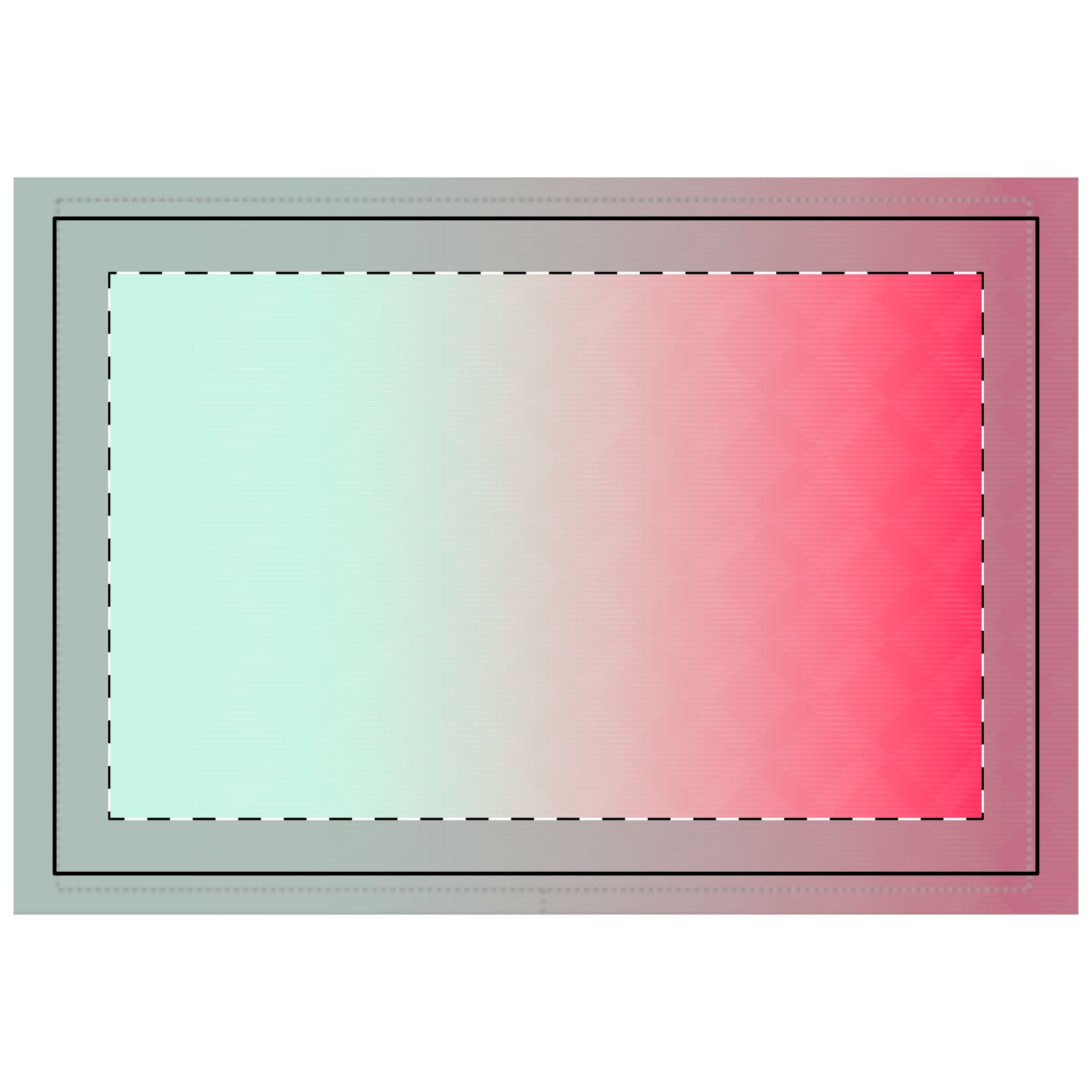 Quilted Ombre Placemat — Reversible Gradient Table Mat for Everyday & Holiday Dining