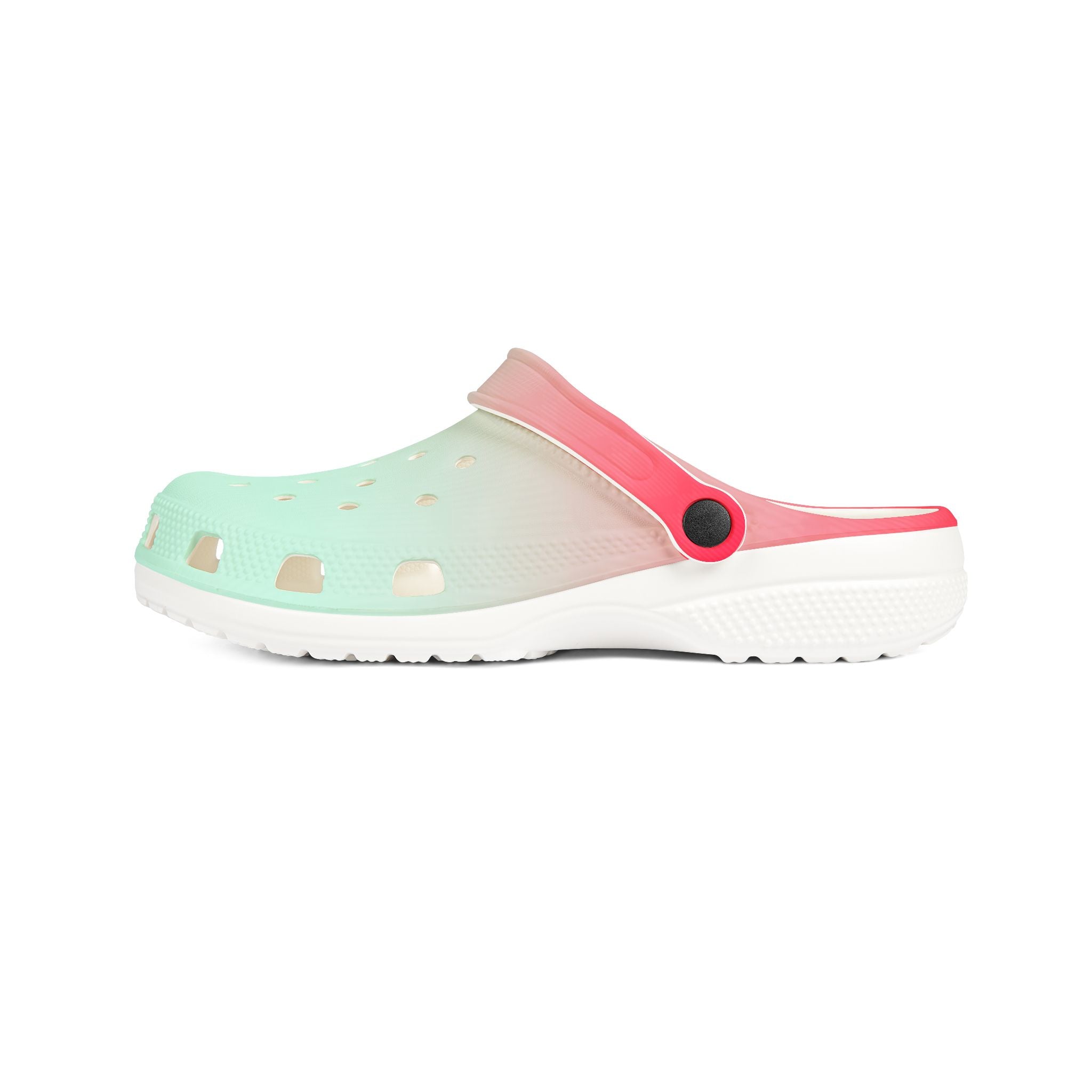 Gradient Mint-Pink EVA Clogs — Lightweight Foam Slip-On Shoes