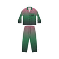 Women's Satin Pajama Set – Pink to Green Ombre Sleepwear