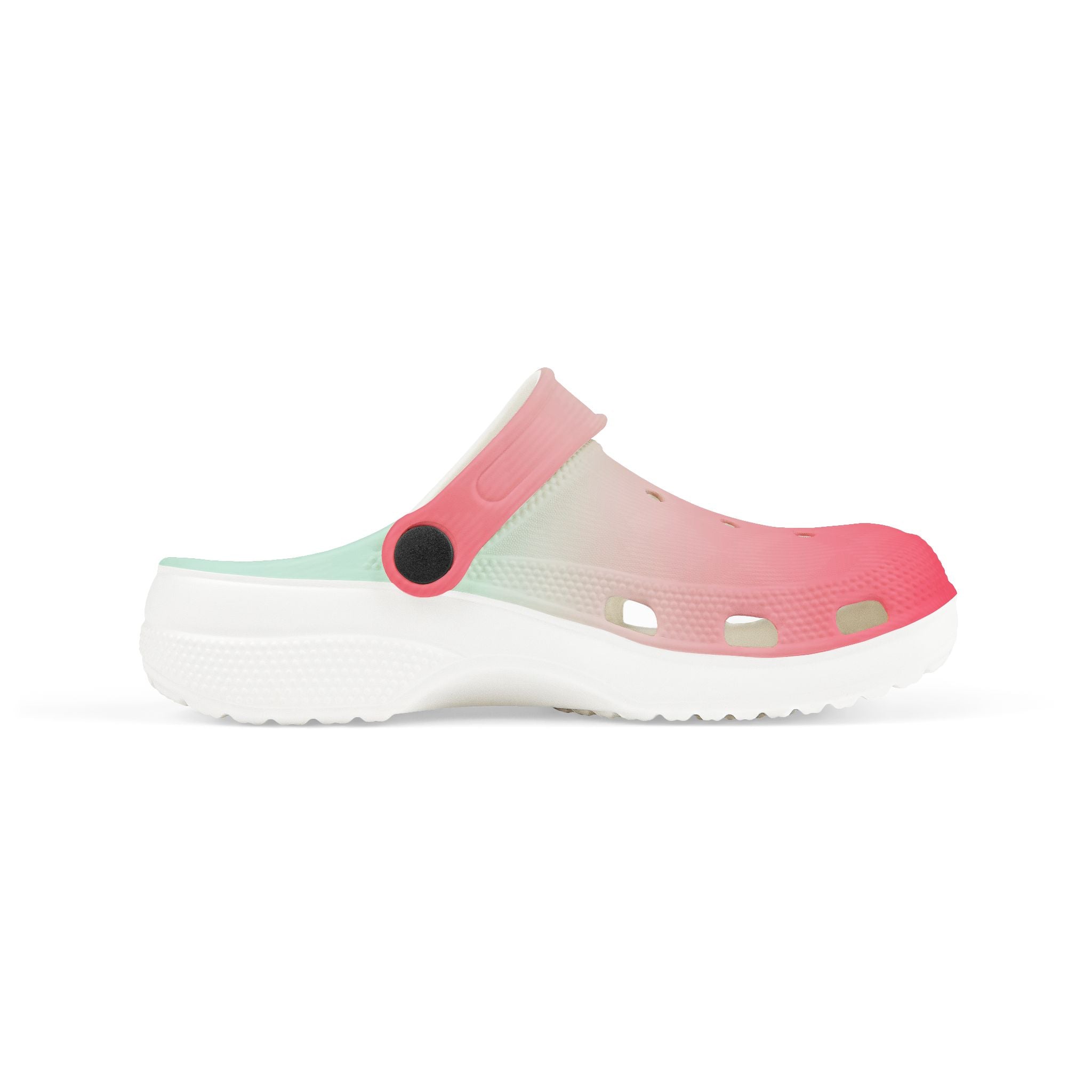 Kids Gradient Pink Mint EVA Foam Clogs – Lightweight Slip-On Sandals