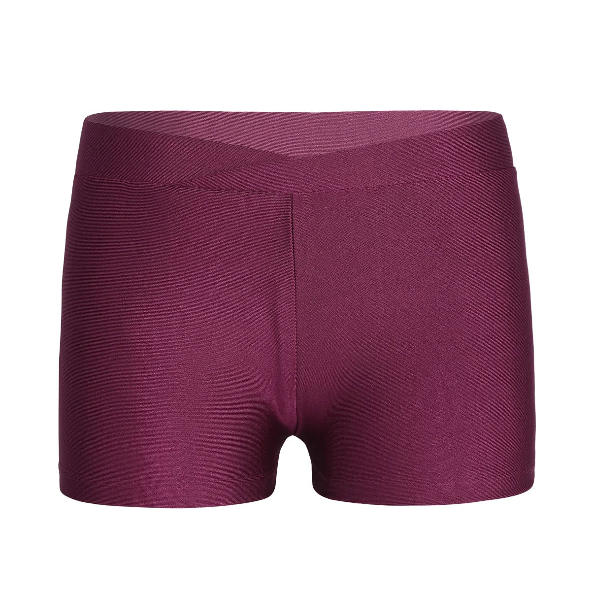 Kids Girl Elastic Waist Sports Shorts Boy-cut Bottom Yoga Leggings for Ballet Dance Gymnastics Cycling Workout Fitness Dancewear