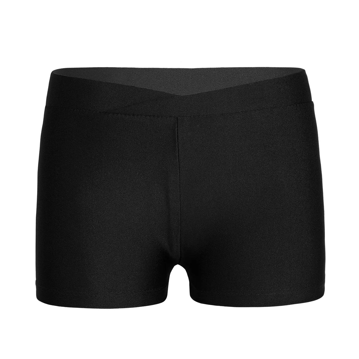 Kids Girl Elastic Waist Sports Shorts Boy-cut Bottom Yoga Leggings for Ballet Dance Gymnastics Cycling Workout Fitness Dancewear