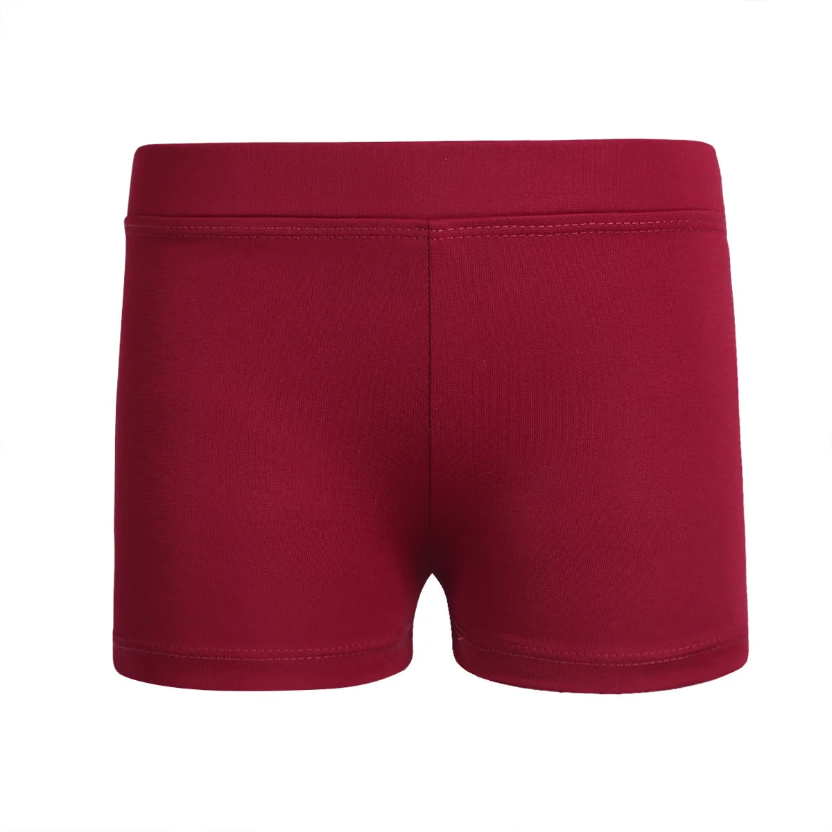 Kids Girl Elastic Waist Sports Shorts Boy-cut Bottom Yoga Leggings for Ballet Dance Gymnastics Cycling Workout Fitness Dancewear