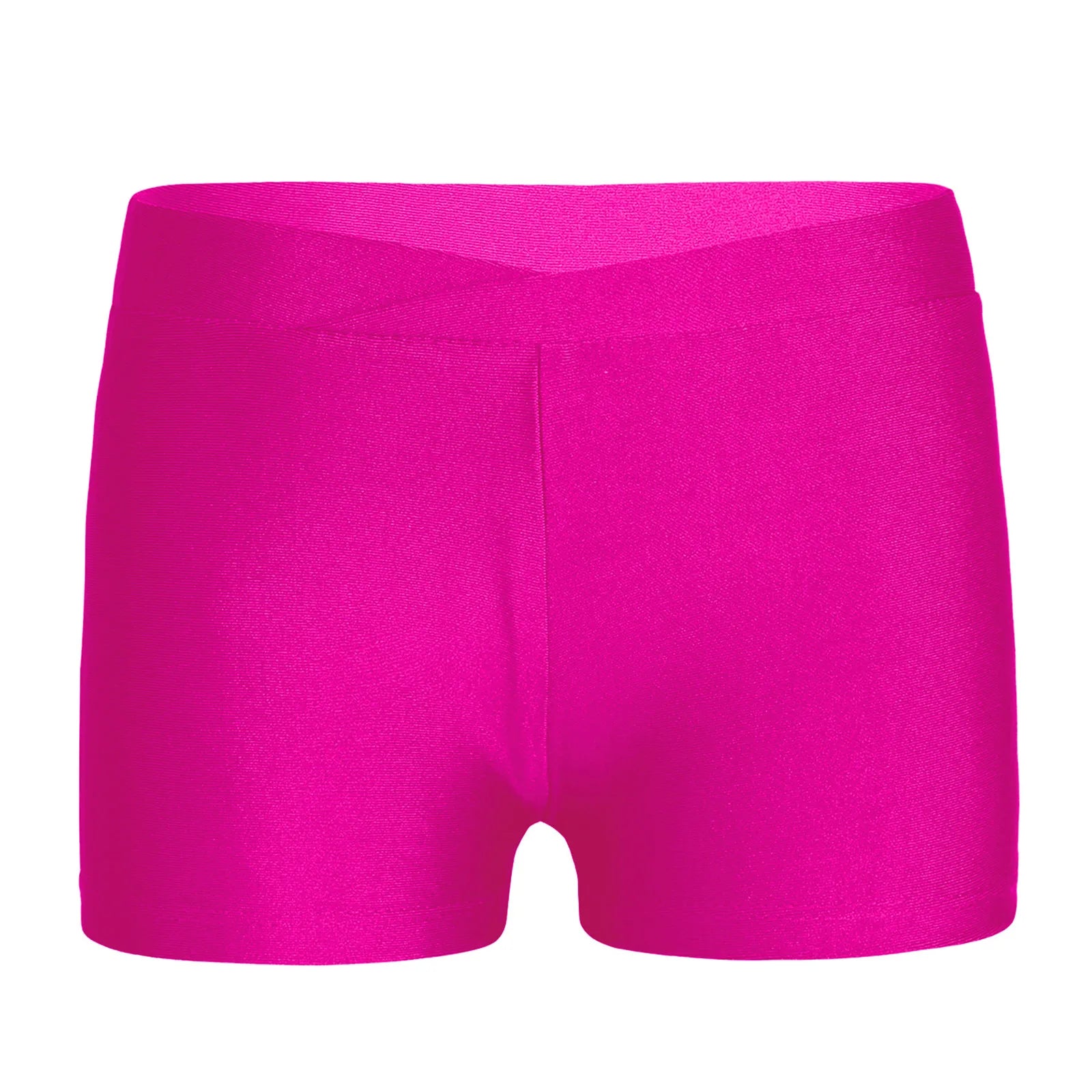 Kids Girl Elastic Waist Sports Shorts Boy-cut Bottom Yoga Leggings for Ballet Dance Gymnastics Cycling Workout Fitness Dancewear